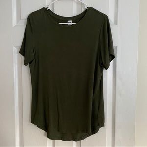 Olive green top